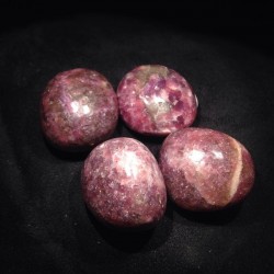 Pierres polies Lépidolite