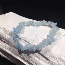 Bracelet baroque Aigue Marine