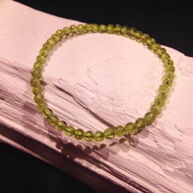 Bracelet billes Péridot
