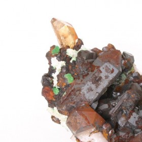 Conichalcite sur Quartz