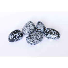 Pierres polies Obsidienne Mouchetée.